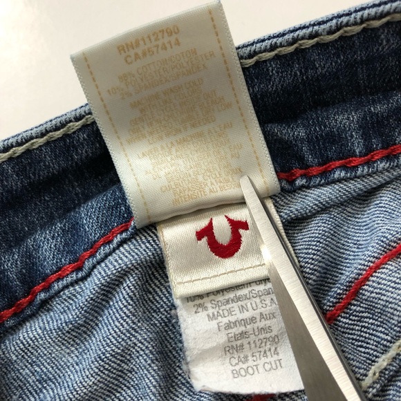 True Religion Stretch Classic Boot Cut Jeans - Picture 6 of 8